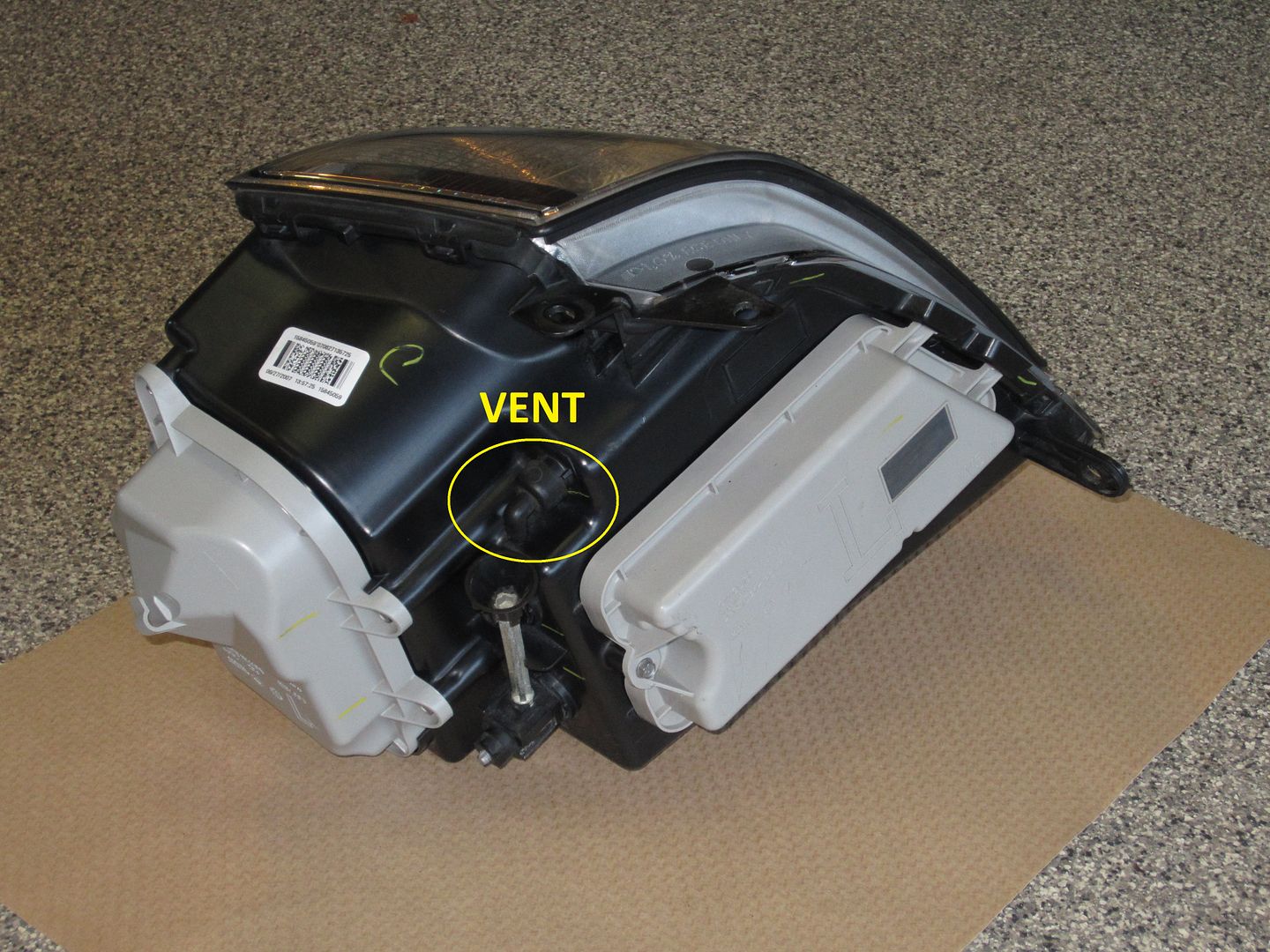 Headlight condensation after reseal